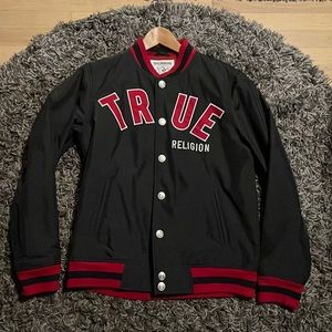 Vintage 2002 True Religion Canvas Varsity Jacket Letterman